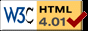 Valid HTML 4.01